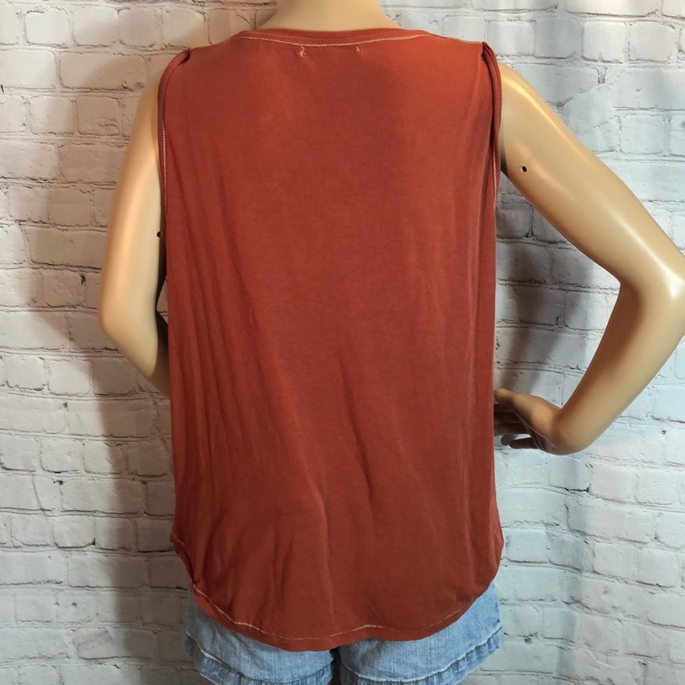 Pull and Bear Heartbreaker Heavy Tank Top Euro Medium - Picture 6 of 8